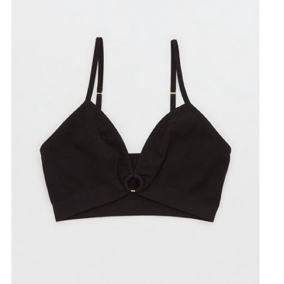 Aerie Seamless Ring Plunge Bralette - Picture 3 of 3